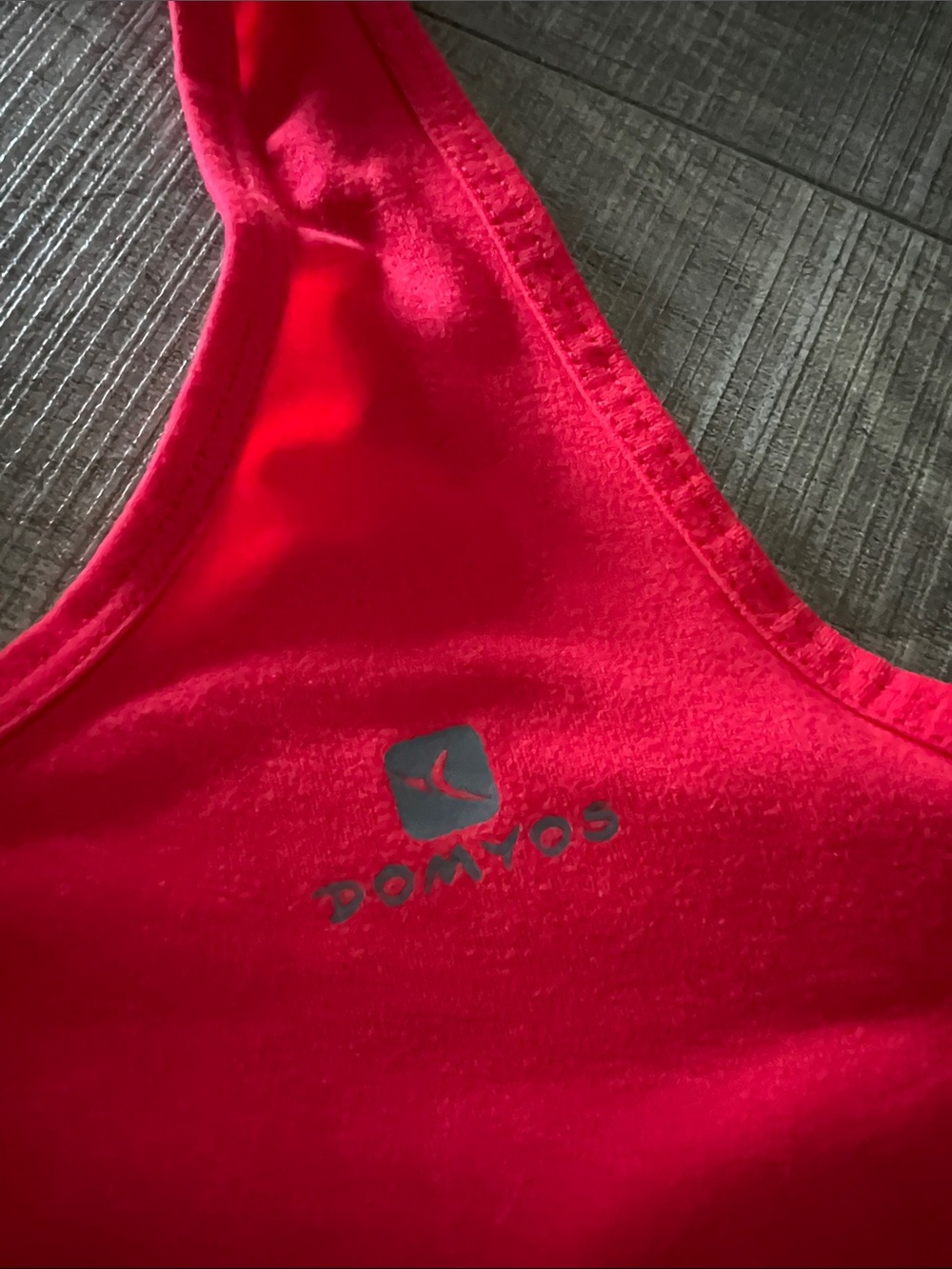 Neon Pink Racerback Tank Top - Picture 2 of 4